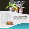 Pack of 1000 Flat Poly Bags; Clear 5 x 7. Ultra Thick Open Top Bags 5x7. Thickness 4 mil. Plastic Bags for Storing and Transporting. Ideal for Industr