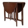 Alamo Double Drop Leaf Round 42" Table Mission