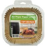 7.8" 40 Pack Air Fryer Liners