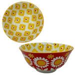 6" Assorted Pattern Ceramic Bowls