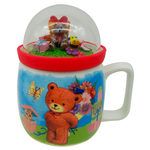 12 oz Ceramic Gift Mug with Decorative Dome Lid