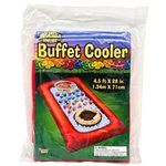 4.5 Foot x 28" Inflatable Buffet Cooler in Red
