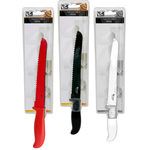 8" Non Stick Scalloped Bread Knife in Assorted Colors