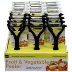 Triangle Head Vegetable and Fruit Peeler Countertop Display