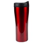 Red Tumbler with Black Lid