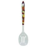 Apple Print Melamine Slotted Spoon