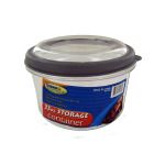 Storage container with lid