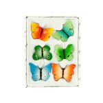 6PK BUTTERFLY MAGNET 8119