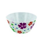 Melamine bowl with flower print