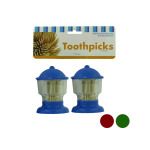 Toothpick dispensers, assorted, pack of 2