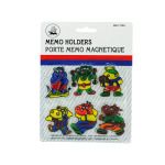 Magnetic hippo memo holders