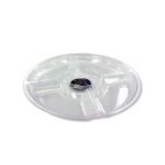 Crystal cut serving tray