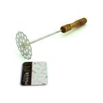 Wood handle potato masher