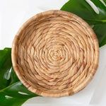 Jenni Kayne Woven Wicker Tray with Cutout Handles