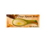 Green Pear Spoon Rest