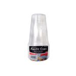 Clear plastic cups