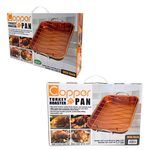 Copper Non-Stick Roaster Pan Set with Rack