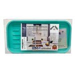 Nivafeel Kitchen Sink Silicone Organizer Tray (Color: Turquoise)
