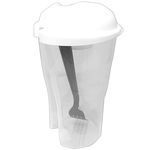 Salad To Go Container (Color: Black)