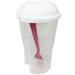Salad To Go Container (Color: Red)